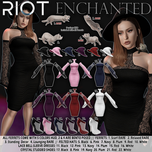 10. RIOT / Enchanted Hat - White