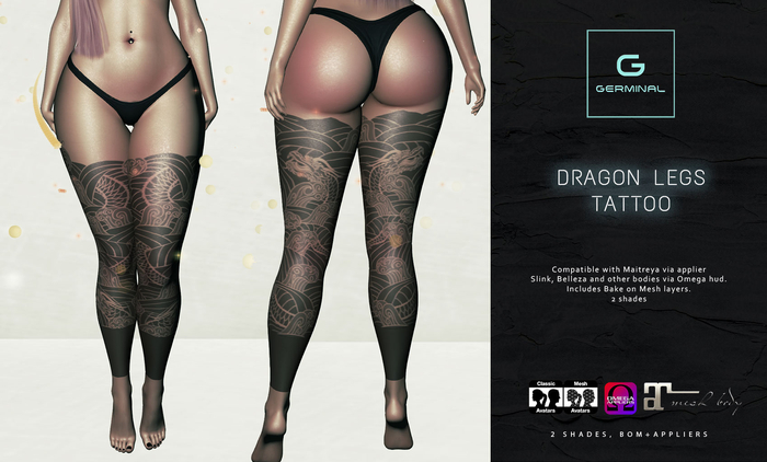 GERMINAL - DRAGON LEGS TATTOO