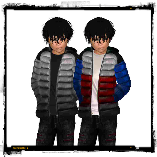 KC Puffer Jacket Set - Grey