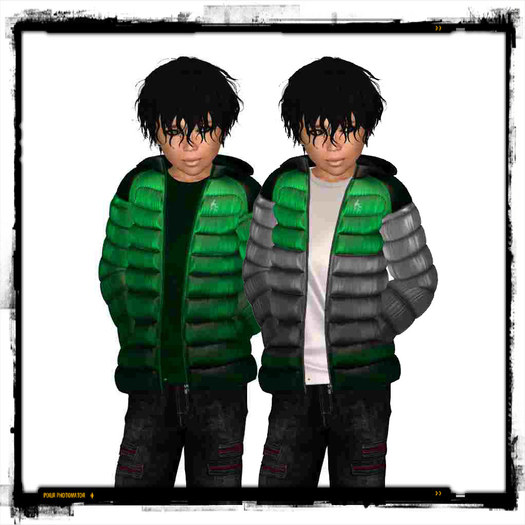 KC Puffer Jacket Set - Green
