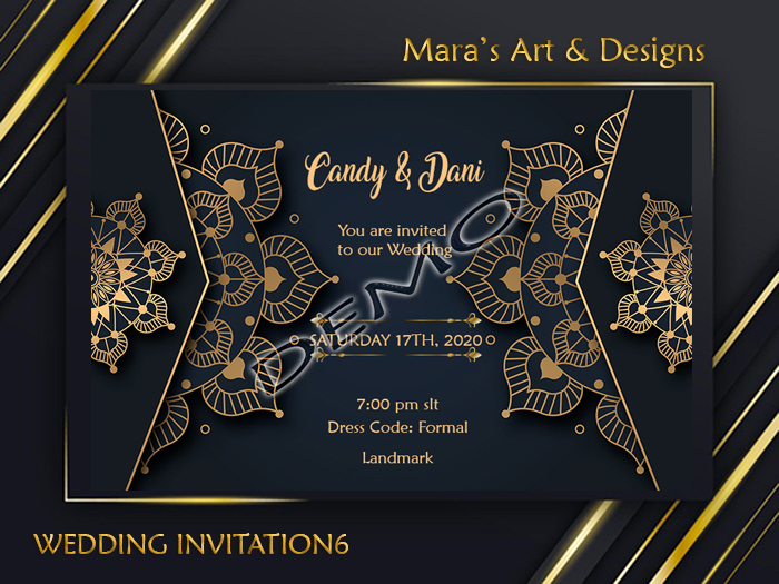 Wedding Invitation6/SAMPLE