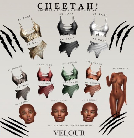 VELOUR: Cheetah! - Top (White) - MAITREYA - #5 RARE