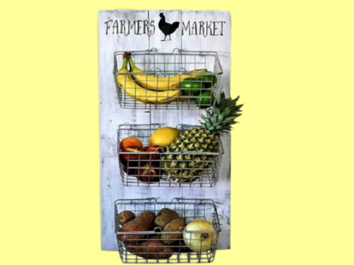 1 PRIM ALPHA HOME WALL ART DECOR KITCHEN PANTRY FARMERS MARKET