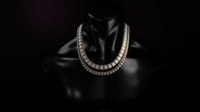 Princess Diamond Cut Necklace-GOLD