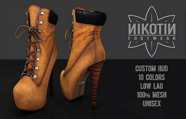 [NikotiN] SplitRock Heels (Green)
