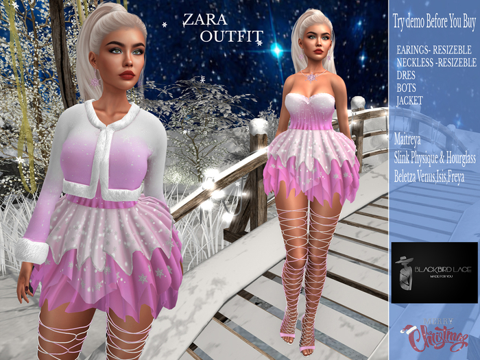 50 off>CHRISTMAS-Zara Outfit By Blackbird Lace