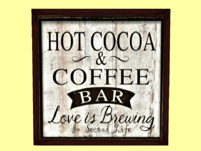 HOME WALL ART KITCHEN DECOR "COFFEE-LOVE-BREWING-SL" Dark Wood