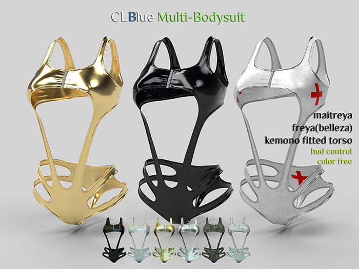 CLBlue-Multi Bodysuit
