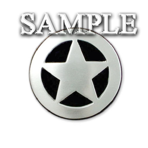 Zoy Alpha Texture - Metal Star [ Light Silver ]