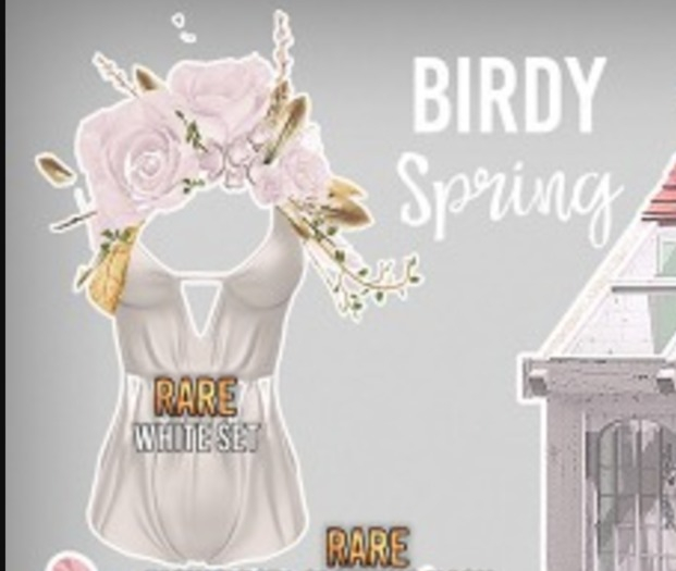 Birdy - Spring - White Set - RARE MAITREYA