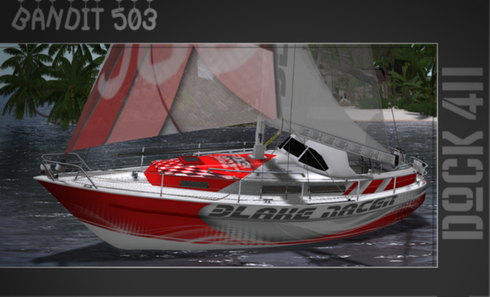 Second Life Marketplace - BANDIT50/3 - BLAKE RACER - RED WHITE - OVERHAUL