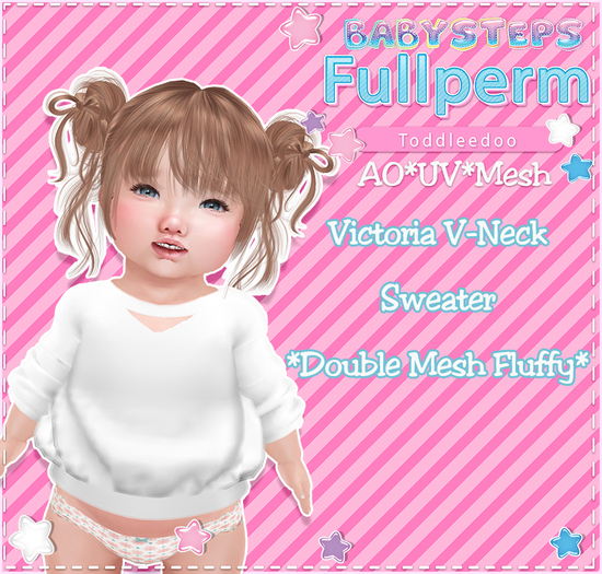 {Babysteps}Victoria V-Neck Sweater - Toddleedoo - FULLPERM