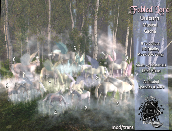 3rd eye ( ADD ME ) Fabled Lore Unicorn 2 RARE