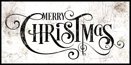 Sign - Rustic Merry Christmas