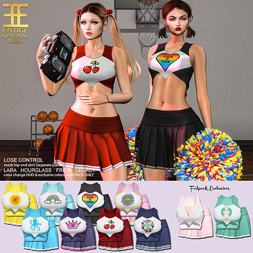 Entice - Lose Control Outfit - Graphic Fatpack