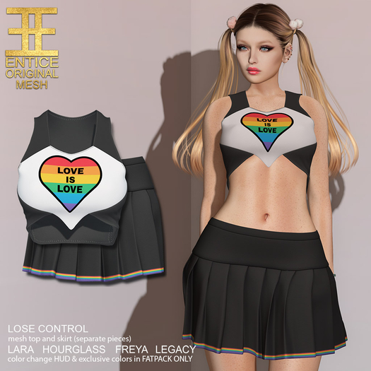 Entice - Lose Control Outfit - Graphic - Pride