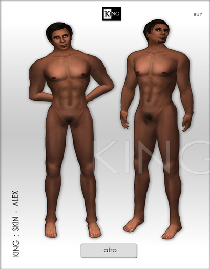 Alex Man Skin - Afro / 9 Face & 3 Shape