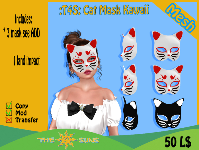 :T4S: Cat Mask Kawaii