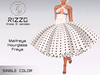 Second Life Marketplace - D-Tori *Rizzo* White PinUp Style Dress (Wear ...