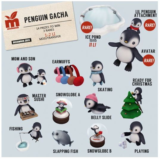 *MishMish* Penguin Gacha - Little Penguin Attachment RARE