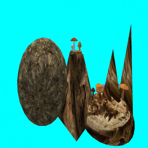 {SMD} Rocks with Mushrooms