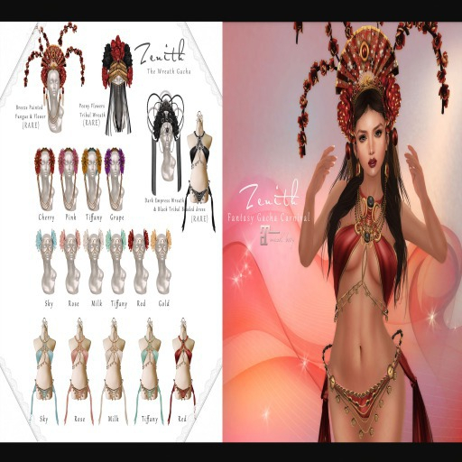 =Zenith=Milk Tribal Beaded dress