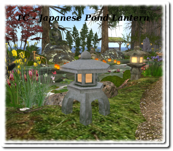 TC - Japanese Stone Pond Lantern
