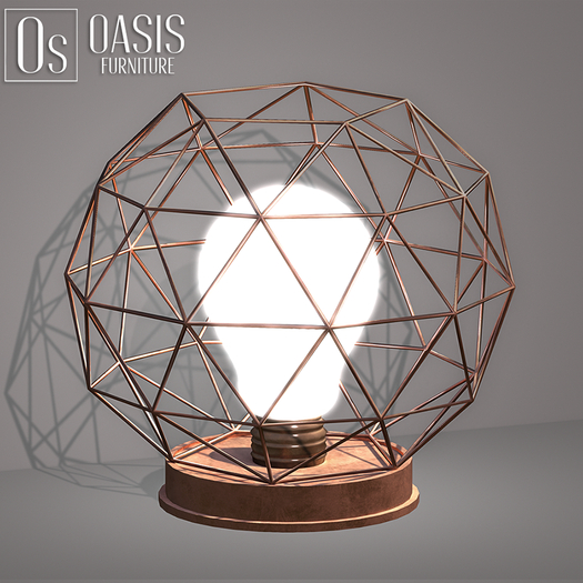 Oasis: Copper Wire Lamp (Open ME)