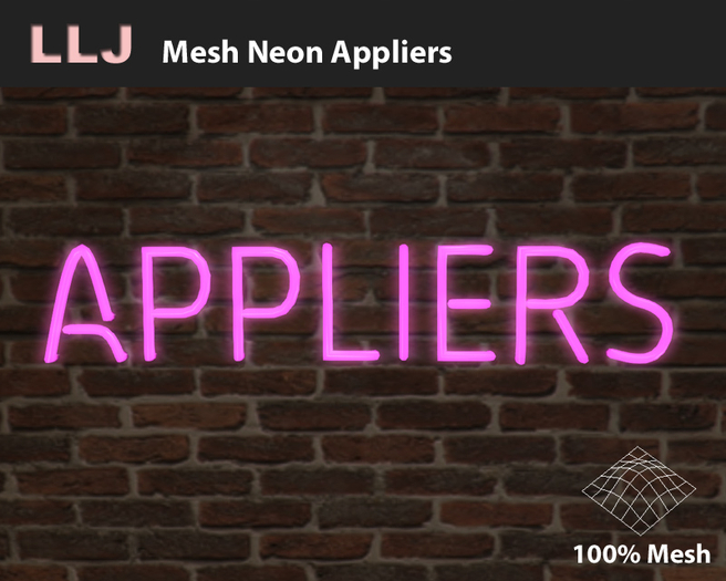 LLJ Mesh Neon Appliers