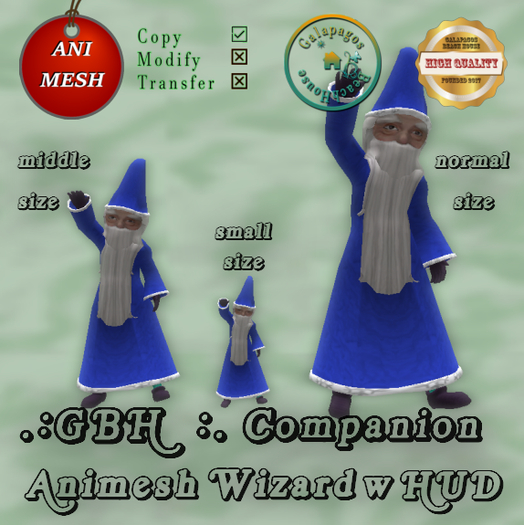 .:GBH:. Companion Animesh Wizard middle size