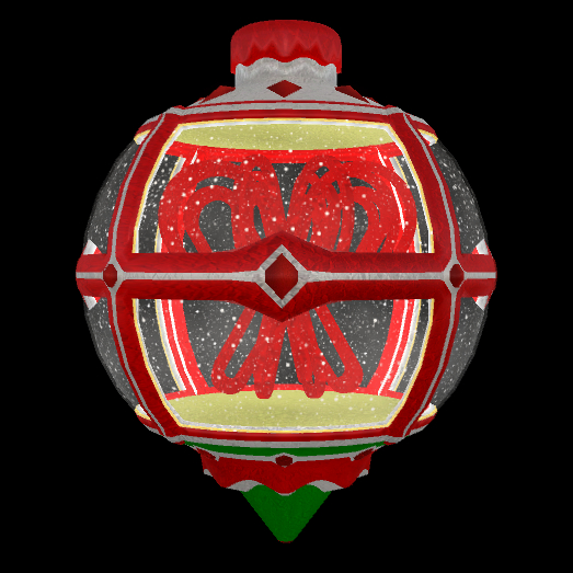:::: WDE :::: Cane Globe Ornament
