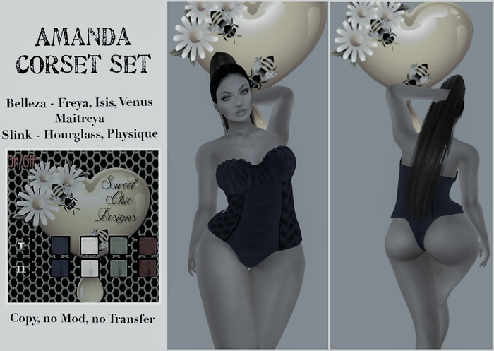 DEMO Amanda Corset Set