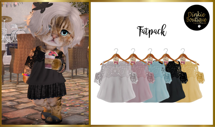 *DB* DINKIES BRITTANY TOP* FATPACK