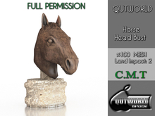 .::QUTWORLD Horse Head Bust::.FP Unpack (ADD)