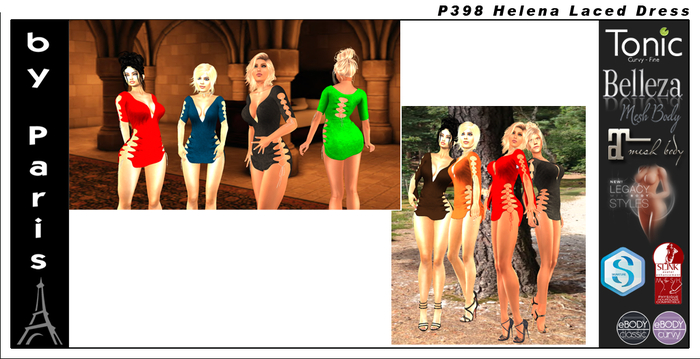 P398 Helena Laced Dress DEMO