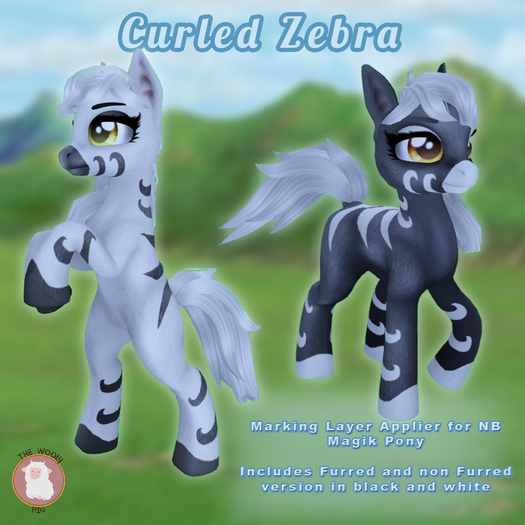 [WP] Curled Zebra for Magik Pony