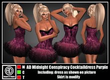 AD Midnight Conspiracy Cocktaildress Purple