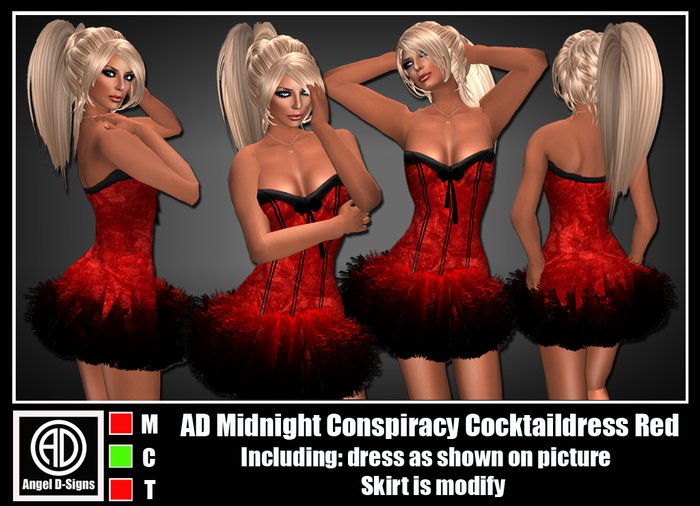 AD Midnight Conspiracy Cocktaildress Red
