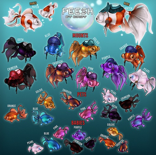 Birdy . Feesh - Pet - Patch [box] RARE