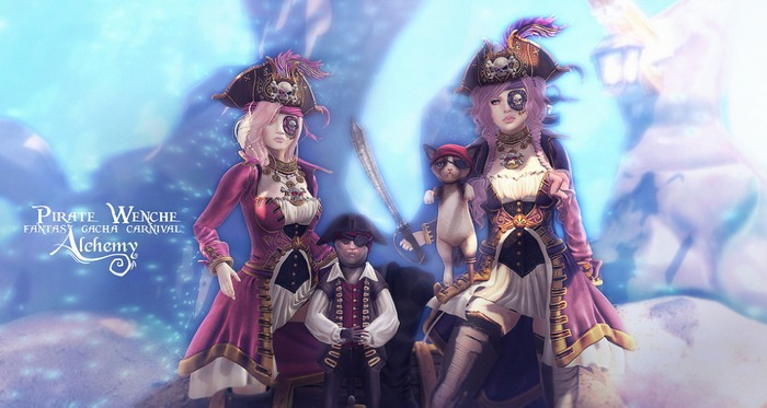 Alchemy - Pirate Eye Patch - Teal [box]