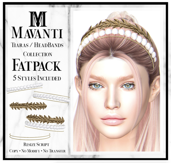MAVANTI - Tiaras / HeadBands Collection [FATPACK]