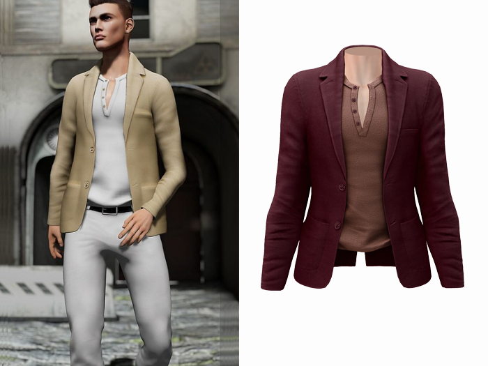 -[ vagrant ]- Ewan - Jacket - Red