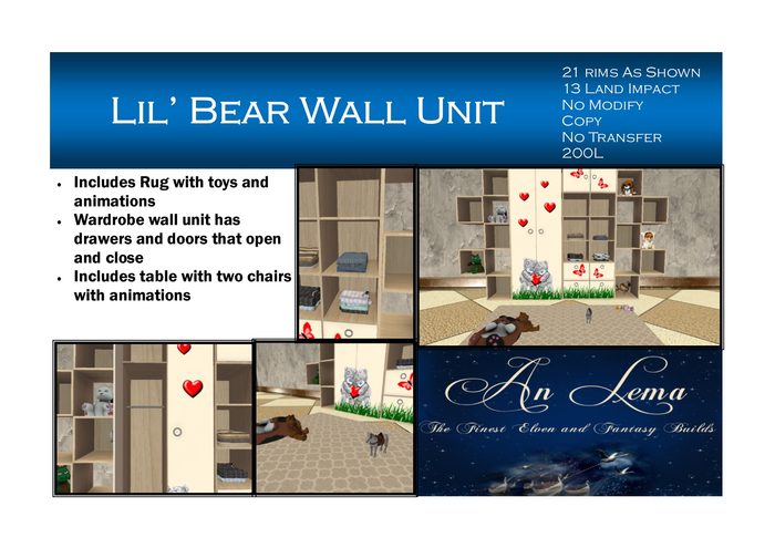 Lil' Bear Wall Unit