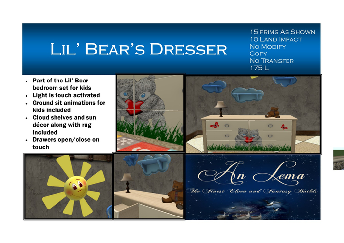 Lil' Bear Dresser