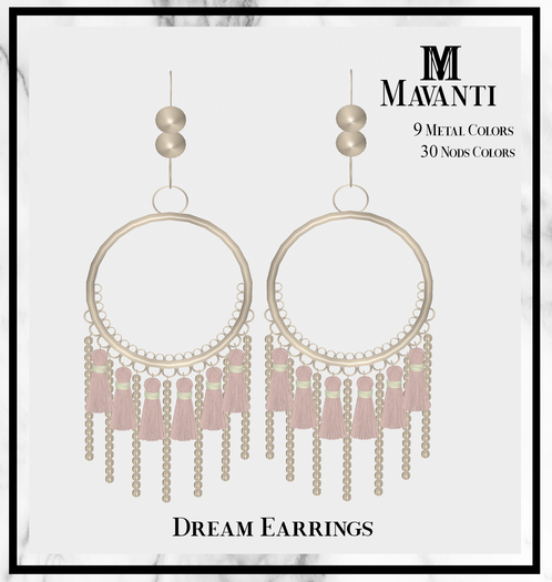 MAVANTI - Dream Earrings [ROSE]