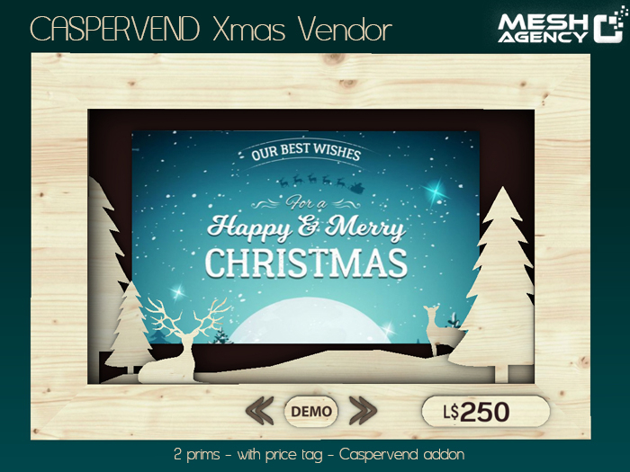 ::MA:: 3D CASPERVEND Xmas Vendor