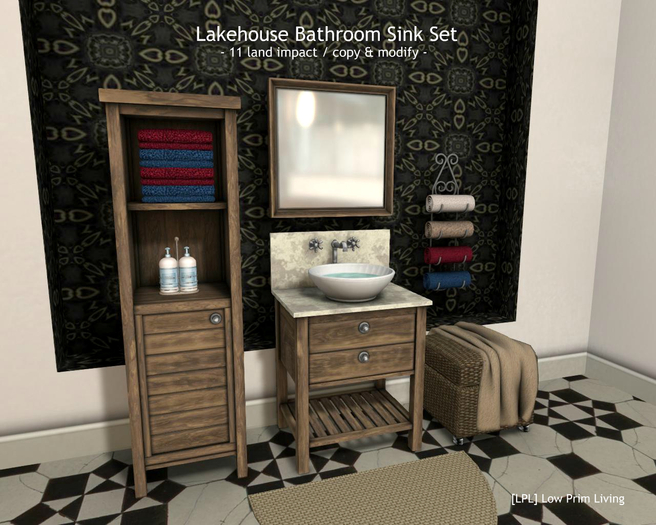 [LPL] Lakehouse Bathroom Sink Set (boxed)