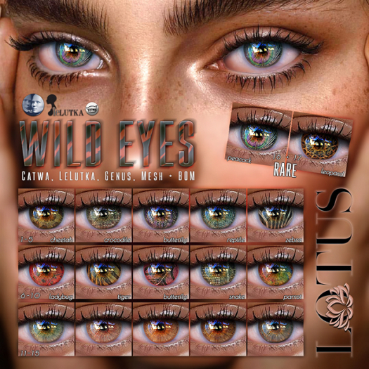 LOTUS. Wild Eyes 18 SECRET RARE