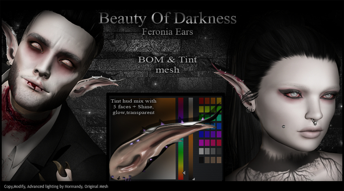 .:BoD:. DEMO Feronia Bom & Tint ears, HUD