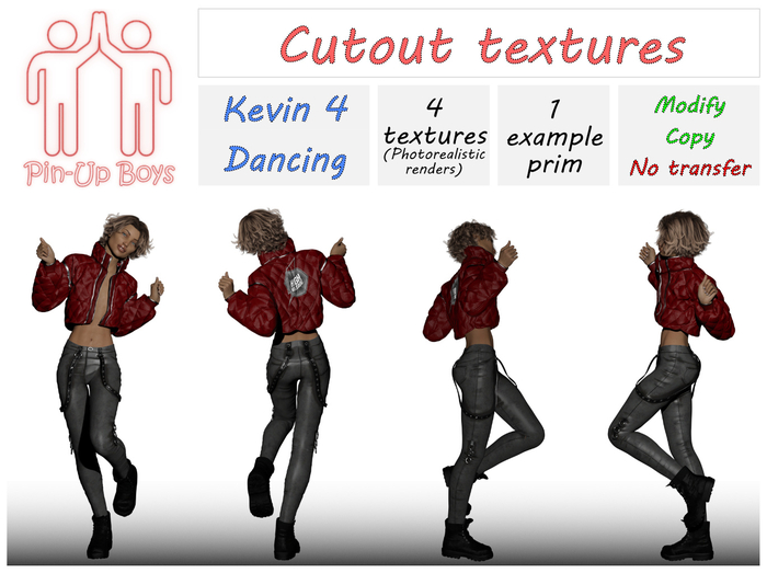 Pin-Up Boys: Cutouts Kevin 4 Dancing